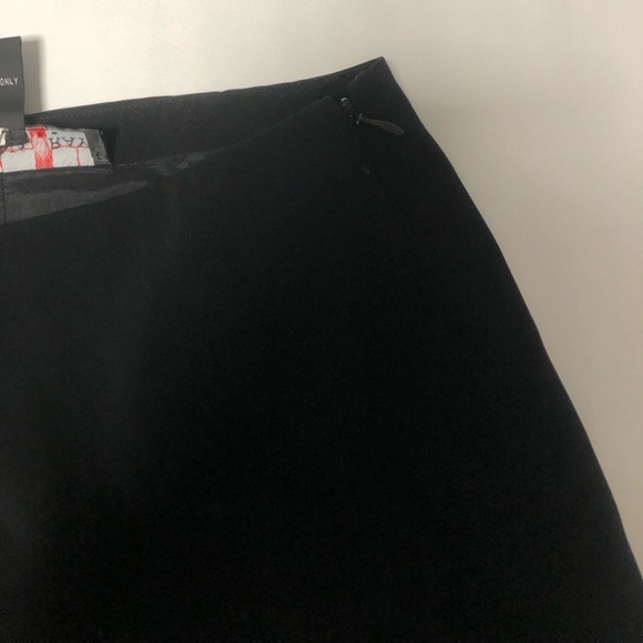 DONNA GRAY petite vintage black flared trousers/pants (size 2) - Picture 2 of 4